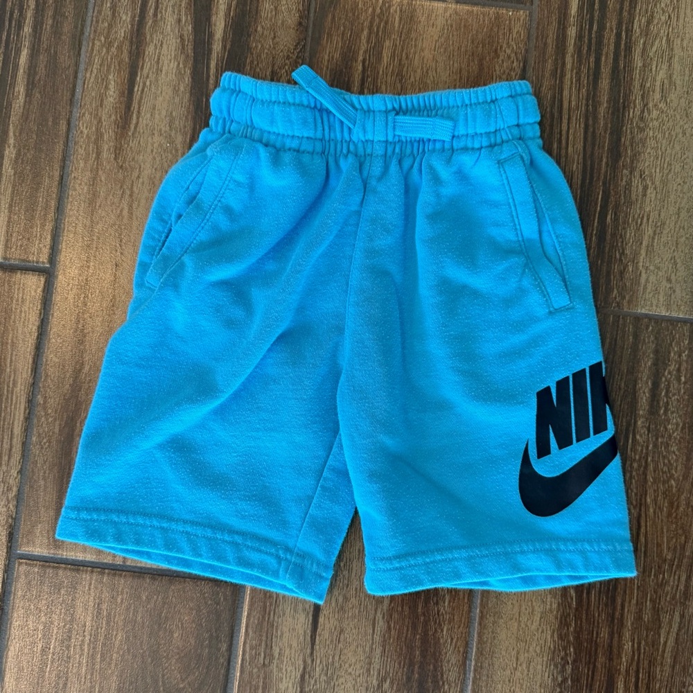 Nike Kids Bright Blue Cotton Shorts
